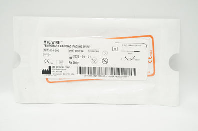 A&E Medical 024-200 2-0 MYO/Wire Temporary Cardiac Pacing Wire 1/2 26mm, 89 mm